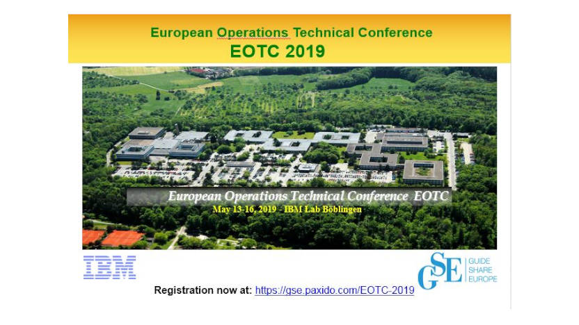 European Operations Technical Conference EOTC 2019