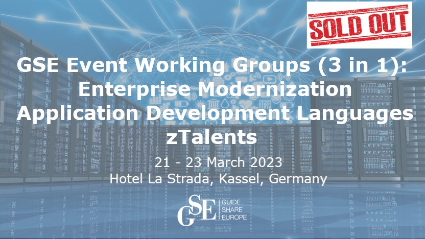 GSE Enterprise Modernization Working Group Event (3 in 1)