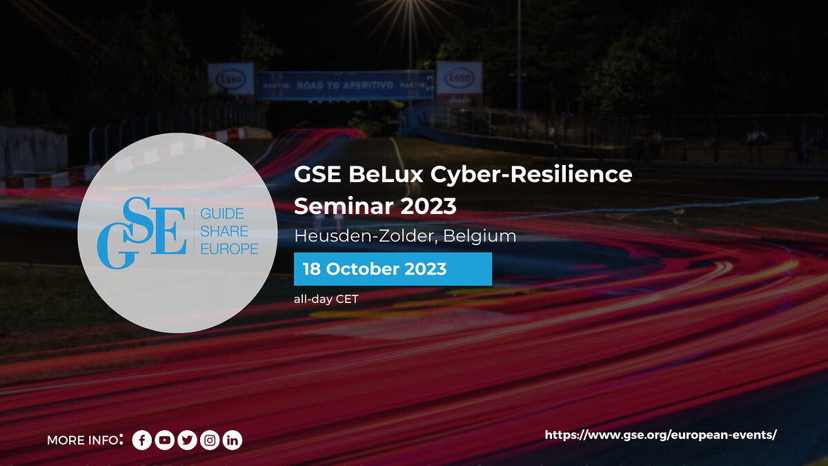 GSE BeLux Cyber-Resilience Seminar 2023